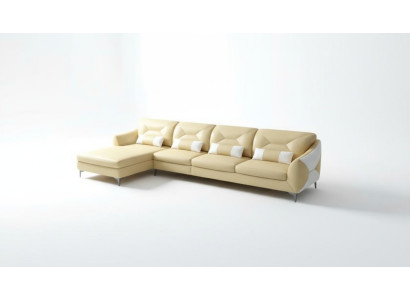 Ledersofa Designer-Sofa Ecksofa L-Form Modernes Sofa Ledersofa Ecksofa Polster