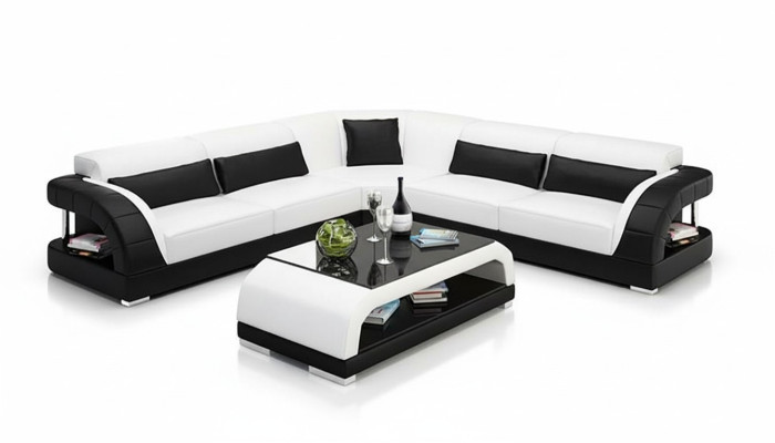 Ledercouch Wohnzimmer Sofa Polster Eckcouch Design Couchen Sofas Ledergarnitur