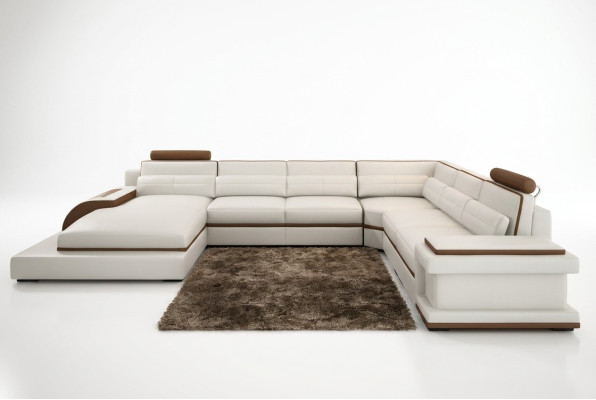 Moderne Wohnlandschaft Ecksofa Sofa Couch Polster Eckgarnitur 2tlg.