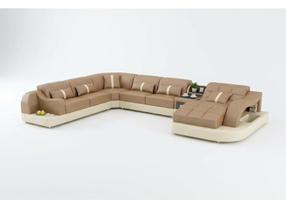 Design Sofa Komplettset Garnitur Polster Ecksofa Eckcouch Couch Sideboard