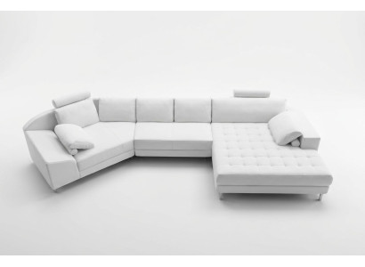 Ecksofa Ledersofa Design Sofa Ecksofa U Form Modernes Polster Wohnzimmer Möbel