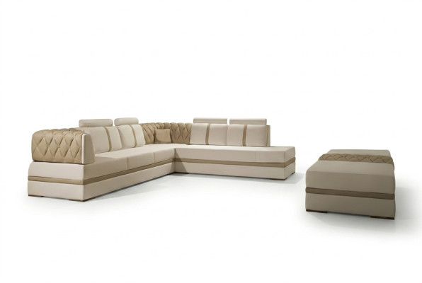 Ecksofa Ledersofa Design Sofa Ecksofa L Form Modernes Polster Wohnzimmer