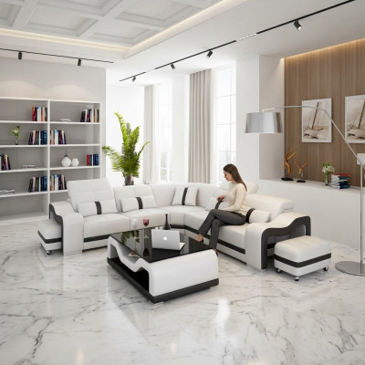 Ledersofa Design Sofa Ecksofa L Form Modernes Ecksofa Polster