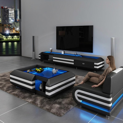 Couchtisch Designer Tisch Couchtisch Tische Glastisch Beleuchtet