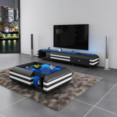 Couchtisch Designer Tisch Couchtisch Tische Glastisch Beleuchtet