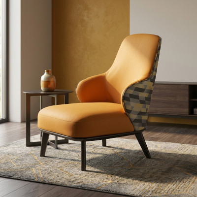 Moderner Sessel Polstersessel Ohren Sofa Couch Designer Club Stuhl Lehn