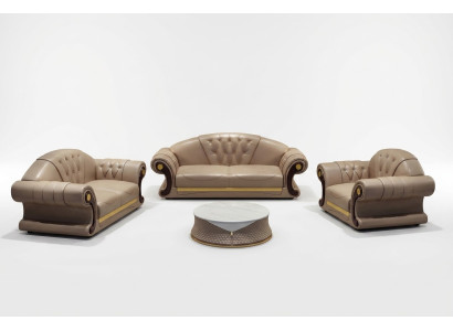 Chesterfield Sofa Klassische Couch Garnitur Couchgarnituren 3tlg Sitzpolster