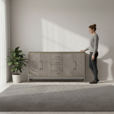 Edle Kommode Design Stil Möbel Wohnzimmer Sideboard Luxus Sideboard