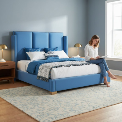 Hotel Betten Doppel Bett Design Holz Bett Betten 180x200cm Schlafzimmer