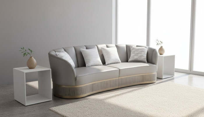 XXL big sofa couch viersitzer lounge club sofas 270cm italienische möbel neu