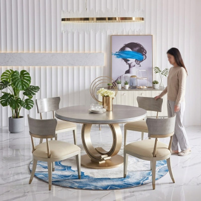 Design Stuhl Set 4x Luxus Stühle Sitz Polster Gruppe Lehnstuhl Set Garnitur