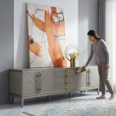Luxus Sideboard tv Lowboard rtv xxl Schrank Tisch Wohnzimmer Holz rtv