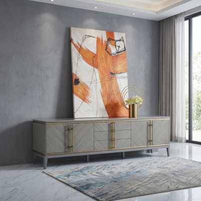 Luxus Sideboard tv Lowboard rtv xxl Schrank Tisch Wohnzimmer Holz rtv