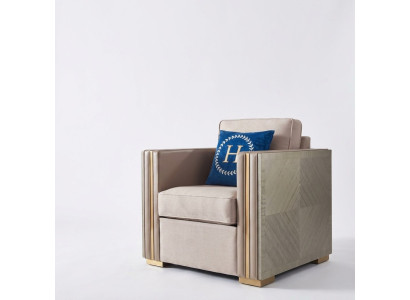 Luxus Sessel Möbel Wohnzimmer Einsitzer Sofa Couch Lounge Club Hotel