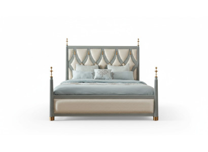 Luxus Möbel Schlafzimmer Hotel Betten Royal Gold Bett Holz Bett 180x200cm