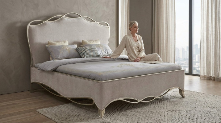 Design Textil Bett Luxus Polster Betten Doppel Schlafzimmer 180x200