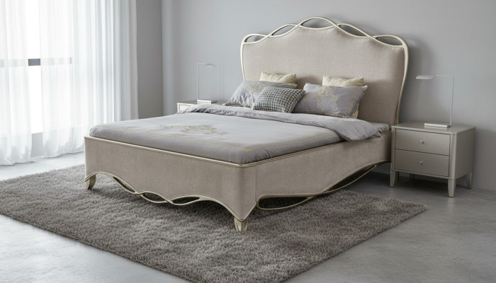 Design Textil Bett Luxus Polster Betten Doppel Schlafzimmer 180x200