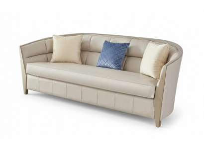 Sofagarnitur 4+1+1 Sitzer Wohnzimmer Kunstleder Polstermöbel Luxus Sofa