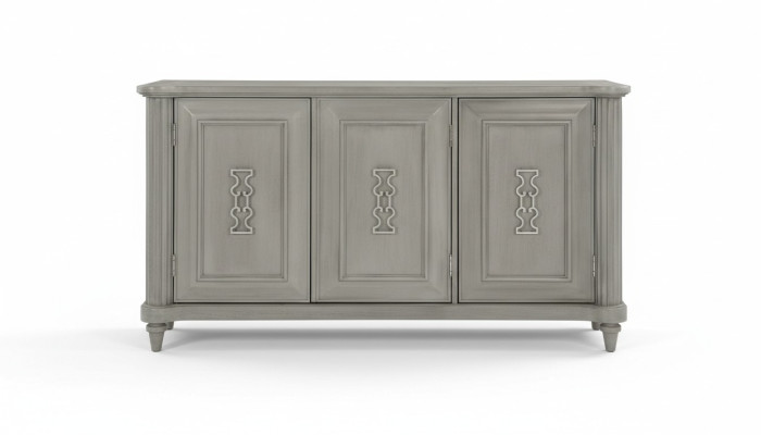 Kommode Anrichte Konsole Holz Schrank Garderobe Sideboard Design Möbel Grau Neu
