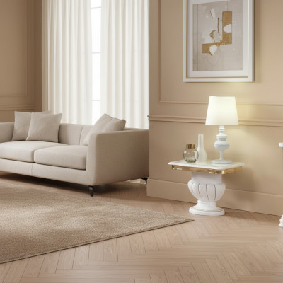 Beistelltisch Italienische Luxus Möbel Couchtisch Tische Konsolen Design Schrank