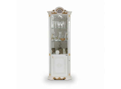 Weisse Eckvitrine Glasschrank Vitrinen Schränke Regal Italienische Möbel