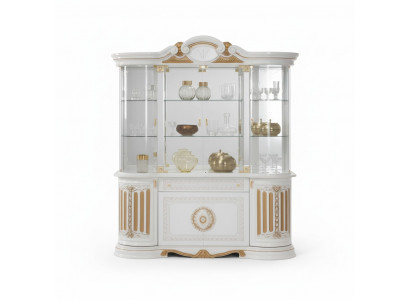 Vitrine xxl Schrank Vitrinen Schau Schränke Design Italienische Möbel Wohnzimmer