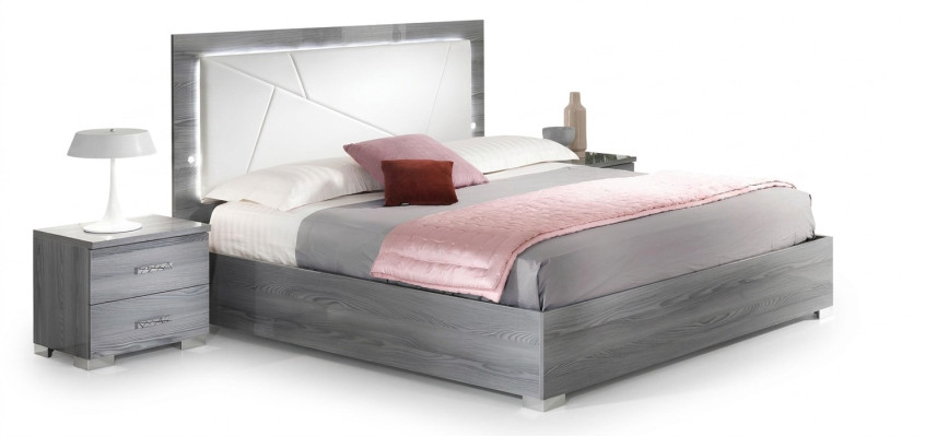Schlafzimmer Set Bett 2x Nachttische 3tlg. Italienische Möbel Luxus Hotel Neu