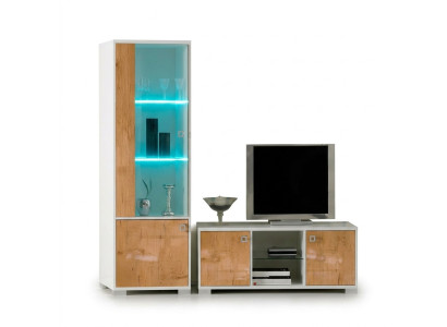Vitrine Glas Schrank Vitrinen Wohnzimmer Schau Schränke Italienische Möbel NEU