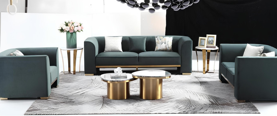 Designer Rund Couchtisch Wohnzimmertisch Kaffeetisch Sofa Tisch Marmor Beistell