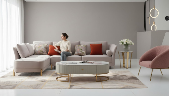 Ecksofa L-Form Modernes Sofa Ecksofa L Form Wohnlandschaft Couch Ecksofa Polster