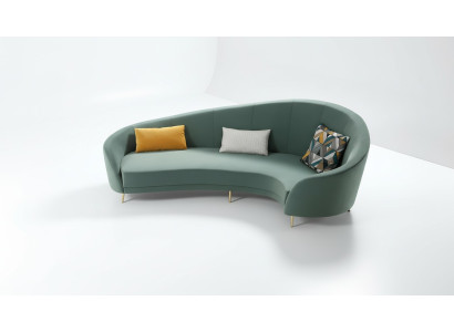 Rund Sofa Modernes Sofa Wohnlandschaft Zimmer Möbel Designersofa Rundes Ecksofa