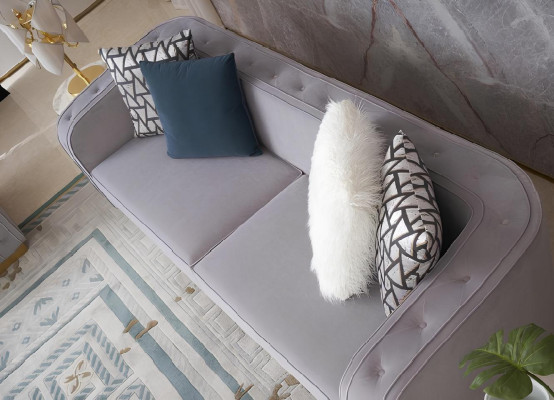 Luxus Hotel Möbel Sitzer Sofagarnitur Polster Möbel Wohnzimmer Dreisitzer Couch