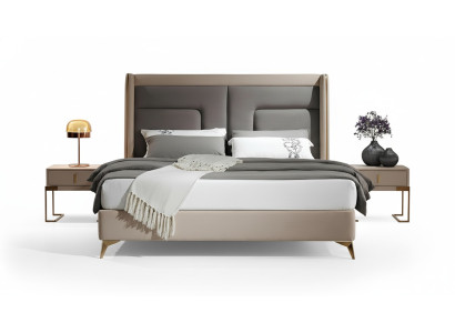Luxus Schlafzimmer Bett Design Polster Betten Möbel Schlaf Hotel Doppel 180x200