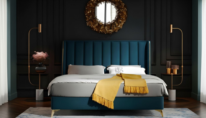 Luxus Design Bett Doppel Betten Schlazimmer Möbel Polsterbett Designbett Betten