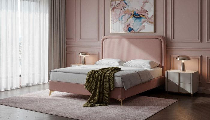 Doppelbett Bett Ehebett Design Luxus Luxur Polsterbett Designbett 180x200cm Neu