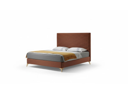 Luxus Bett Polsterbett Leder Schlafzimmer Betten 180x200cm Doppelbett Hotel Ehe
