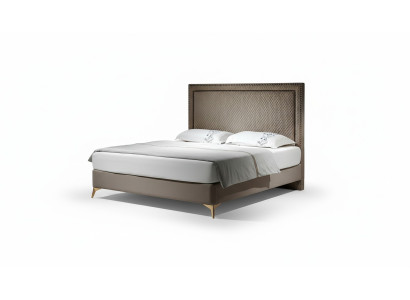 Doppelbett Bett Ehebett Design Luxus Luxur Polsterbett Designbett Leder Betten