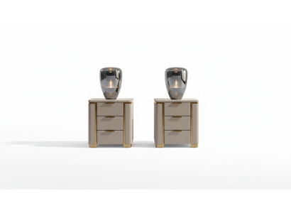 Nachttisch Kommode Konsole Beistell mit Schublade Konsolen Designer Nachtschrank