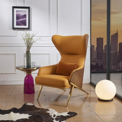 Luxus Sessel 74*90cm Möbel Wohnzimmer Einsitzer Sofa Couch Lounge