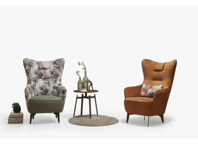 Luxus Design Möbel Stühle Moderner Design Deko Sessel Textil Wohnzimmer