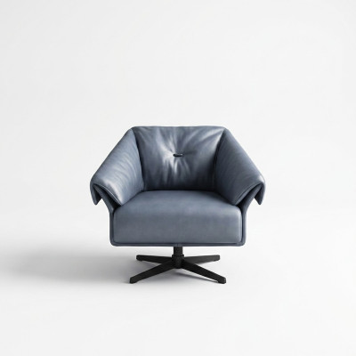 Sessel Design Luxus Relax Club Lounge Einsitzer Polster Stoff Leder