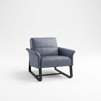 Moderner Design Sessel Textil Wohnzimmer Lounge Luxus Design Möbel Stühle Neu