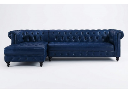 Chesterfield Ecksofa Sofa Couch Polster Eckgarnitur klassische Möbel