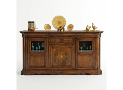 Anrichte Sideboard Kommode Schublade Vitrine Wohnzimmer Holz Buffetschrank Neu
