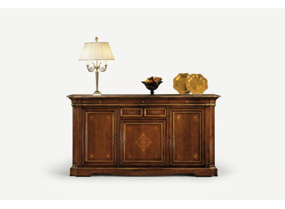 Anrichte Barock Stil Sideboard Echtholz Luxus Italienische Holz Möbel Kommode