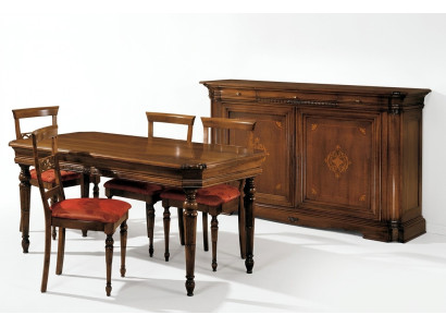 Designer Luxus Holz Vitrine Anrichten Italienische Möbel Echtes Holz Sideboard