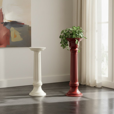 Blumenständer Blumensäule Blumenampel Ständer Echtholz Topfpflanzenständer Neu