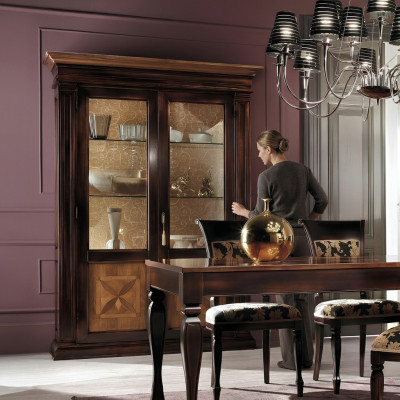 Massivholz Anrichte Wohnzimmer Sideboard Anrichte Vaccari cav giovanni Vitrinen