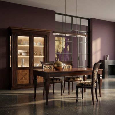 Massivholz Anrichte Wohnzimmer Sideboard Anrichte Vaccari cav giovanni Vitrinen