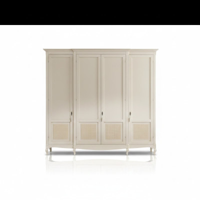 Echtholz Kleiderschrank Holzschrank Schrank Massive Schlafzimmer Möbel Italien